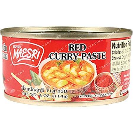 Maesri Thai red curry - 4 oz x 2 cans